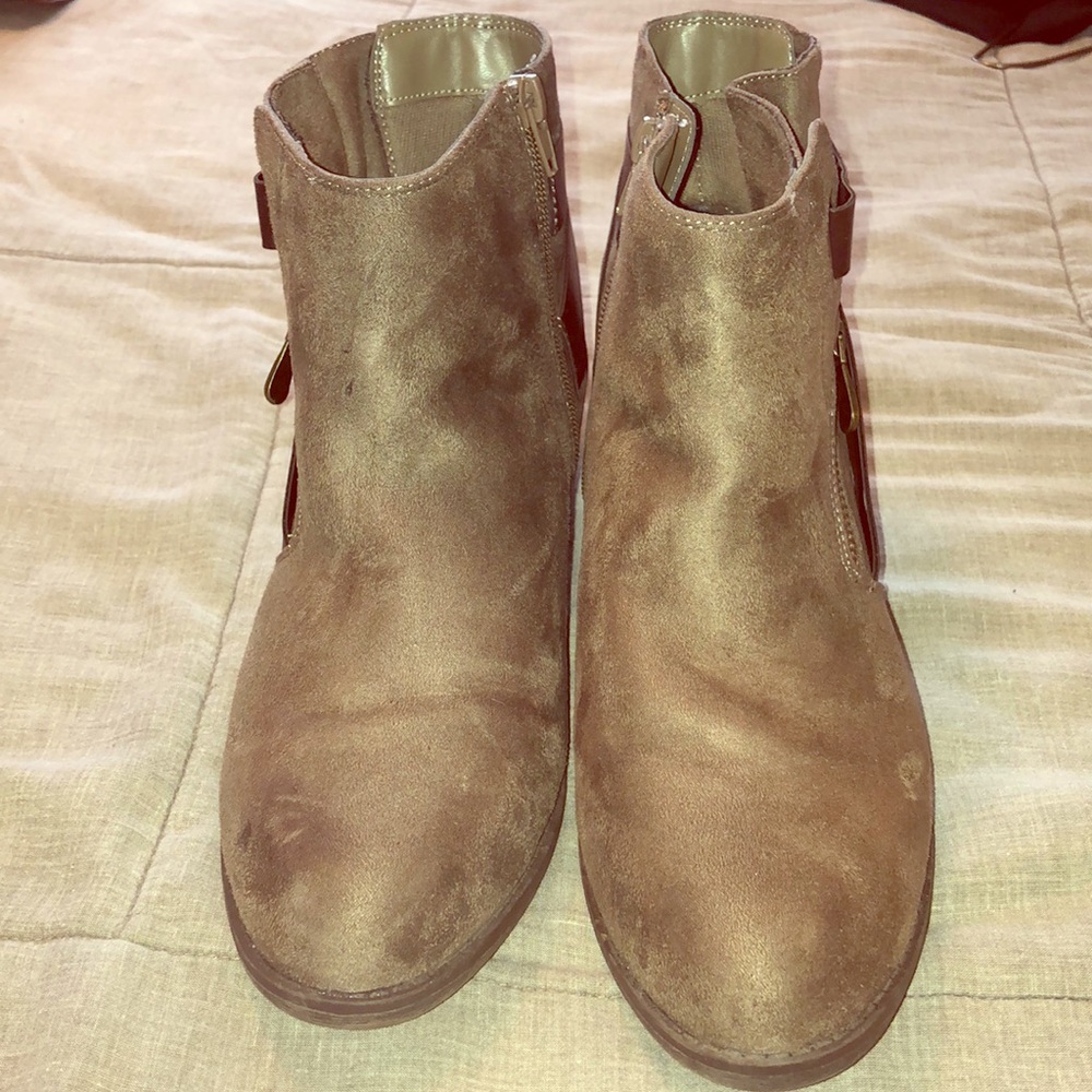 Faux Suede Bootie